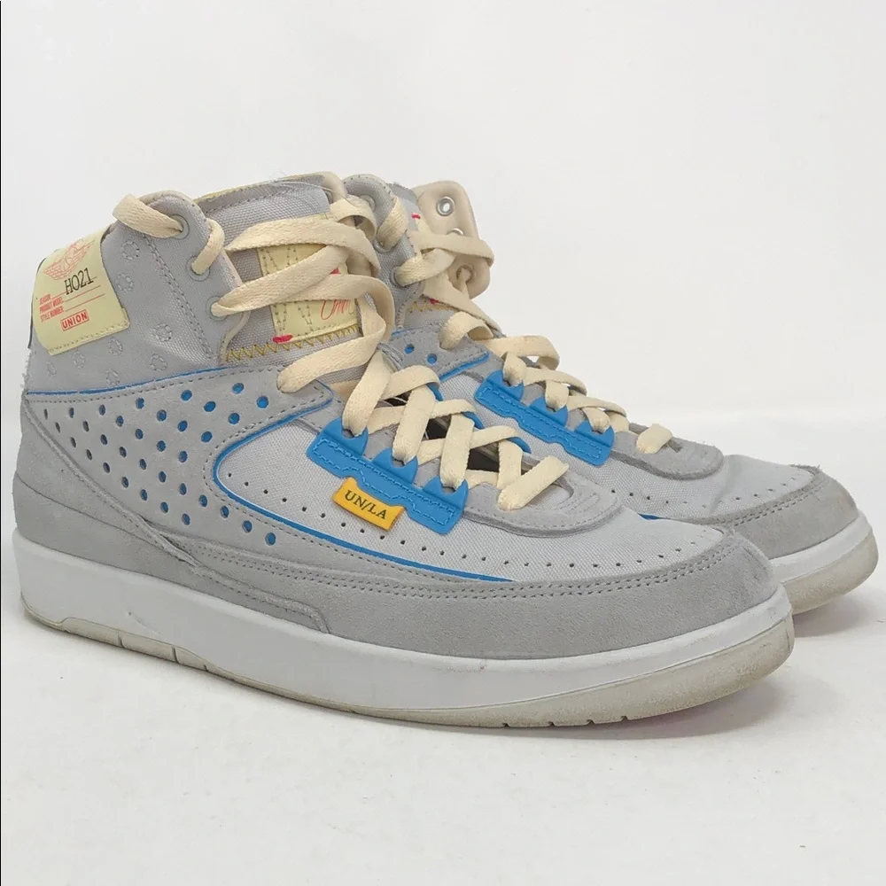 Air Jordan 2 Retro SP x Union Grey Fog DN3802-001 Authentic Sneakers - Size 7